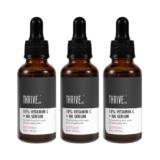 ThriveCo 10% Vitamin C Serum For Face With Hyaluronic Acid | Gives Instant Brightening Effect & Glowing Skin | For Men & Women | All Skin Types | Non-Sticky, Vegan, Fragrance & Cruelty-Free | 30ml