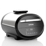 Borosil Best 6.1 L Air Fryer | 4 in 1 Function with QuickFry Technology, Auto Off Function | Air Fryer for Bake, Grill, Roast, Reheat etc. | 90% Less Oil | 2 Year Warranty | Black