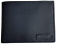 SPANCO Genuine Leather Men’s Wallet – (Bifold) (Navy) (Card Carry Pockets : 4) (ID Window : 1) (Secret Compartments : 2) (Money Compartments : 1)