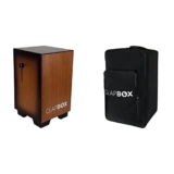 Clapbox Adjustable Snare Cajon CB65- Birch Wood, (H:50 W:30 L:30) – 3 Internal Snares + Clapbox Cajon Bag with Carry Handle and Shoulder Straps Universal Size
