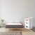 Coirfit Ortho Dual Hard & Soft Queen 6 inch HR Foam Roll Packed Mattress,(78x60x6), (White)