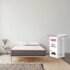 SLEEPSPA BY COIRFIT Nirvana Bamboo Fabric with HerbFRESH Technology 7 Zone 6 Inch Queen Size Natural Pure Latex Foam Mattress (75x60x6, White)