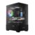 GAMDIAS Aura GC9M Black | Micro Tower Cabinet | Supports Micro-ATX、Mini-ITX | 3 PRE Installed ARGB Fans | Black