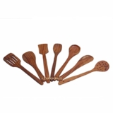 R.Z.HANDICRAFTS Wooden Spoon Set of 7 for Kitchen Use