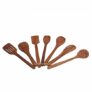 R.Z.HANDICRAFTS Wooden Spoon Set of 7 for Kitchen Use