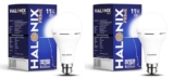 Halonix 11W Emergency Inverter Bulb | Rechargeable Emergency B22D Led Bulb For Power Cuts | Backup : Upto 4Hrs | Cool Day Light | Pack Of 2 | Rechargeable Emergency Light