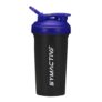 Amazon Brand – Symactive Leakproof Unbreakable Sports Shaker Bottle with Strainer, Anti Odour Large Spout, Flip Lid & Handle, BPA-Free (Color: Black/Blue, 700 ml),Plastic
