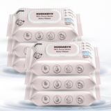 Hushabye Soft Baby Wet Wipes with AloeVera And Glycerin, Clinically Tested with Lid(432 Wipes)