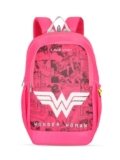 Lavie Sport 47cm Wonder Woman Wing 33L Casual Laptop Backpack for Boys & Girls | Superhero Backpacks