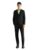Arrow Tailored Fit 2 piece Suit for Men – Single Breasted Blazer with Trouser, Coat Pant for Men – 40, Black