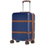 Amazonbasics Vienna Expandable Hardsided Abs Cabin Trolley With Extreme Scratch Resistance – 51 Cm, Blue
