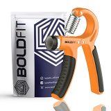 Boldfit Adjustable Hand Grip Strengthener, Hand Gripper For Men & Women For Gym Workout Hand Exercise Equipment To Use In Home For Forearm Exercise, Finger Exercise Power Gripper (40 Kg) Orange