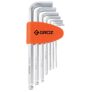Groz 7 Hexagon Keys with Ball End – SAE| Ideal for automotive, household & industrial applications| S2 Steel Construction| Corrosion Resistant| Conforms to DIN 898 Standard| ALN/HX-BL/7L/SAE/GRZ