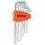 Groz 7 Hexagon Keys with Ball End – SAE| Ideal for automotive, household & industrial applications| S2 Steel Construction| Corrosion Resistant| Conforms to DIN 898 Standard| ALN/HX-BL/7L/SAE/GRZ