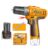 INGCO Cordless Drill Machine for home use, with 1 pcs Battery and Drill Bits, Battery drill machine Type C chargeing