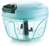 Manual New Handy Plastic Chopper For Vegetable, Dry Fruit And Onion Quick Cutter Machine For Kitchen With 3 Stainless Steel Blade 400 M Vegetable & Fruit Chopper Vegetable & Fruit Chopper(1)