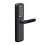 BonKaso Stainless Steel H6 Smart Door Lock and Office 6-Way Unlocking Features Fingerprint Passcode Key Card Access Bluetooth Mechanical Otp 2 Year Warranty (Black, Free Installation)