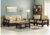 CLANECRAFT Solid Sheesham Wood Five Seater Sofa Set For Living Room/ Office | Fabric 3 + 1 + 1 Sofa Set(Walnut Finish 1, DIY(Do-It-Yourself))