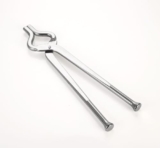 Clazkit Stainless Steel Kitchen Pincer 8mm | Multi-Purpose Food Tong for Cooking, Serving, BBQ, Salad, Bread, Pasta & Ice | Heat Resistant Grip | Heavy Duty Kitchen Tool