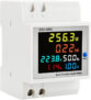 Ssuca Energy Meter 6 In 1, 40-300V Ac 100A Watt Meter Ampere Voltage Monitoring Device Voltmeter(Digital)