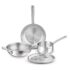 TriPro Triply Mini Cookware Set 3 Pcs Mini Set – 12cm (550ml) Saucepan, 14cm Frypan, 14cm (600ml) Kadai, Compact Kitchen Cooking Set, Bakelite Handle, Healthy Cooking – Induction and Gas Stove Ready