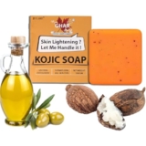 Apne Ghar Ka Soaps Kojic Acid 2% Soap with Niacinamide | For Pigmentation, Sun damage, Brightening Underarm & Reduces Dark Spot | Soap for Men & Women | Suitable for All Skin Types (Pack OF 1)