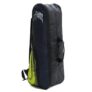 Lifelong Polyester Badminton Kit Bag for Men & Women | Dual Compartment, Personal Care Pouch | Water-Resistant, Soft Pads, Adjustable Strap | for Badminton, Gym & Outdoor Use (Black & Green)