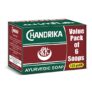Chandrika Classic Ayurvedic Handmade Soap, 125G (Pack Of 6)