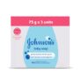 Johnson & Johnson Baby Soap 75g (Pack of 3)