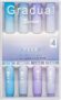 MITVIK 4Pcs Aesthetic Cute Highlighter Pen || Highlighters Markers Pen || Pastel Highlighter Pen Set || Water-based Ink Quick Dry for Note Taking School/Office Supplies (Blue)