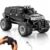 Lifelong Beast Off Roader Remote Control Car Toy for Kids, 2.4GHz High-Speed Monster Truck SUV, LED Headlights, Type-C Rechargeable, Anti-Skid Tyres, 120Ft Range (LLCORC01) (Black)