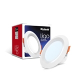 Goldmedal LIGO 7W LED Round with 3-inch Concealed Junction Box Downlight – Cool Daylight(6500K) | Pack of 1 | for Low Ceiling Areas |Cut-Out: Ø3 inch | 80 Lumens per Watt | for Indoor Application