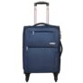 Murano Commando 20 Inch Polyster Travel/Trolley/Tourist Bag, 4 Wheels Soft Sided Check-In Luggage – Navy Blue