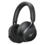 soundcore by Anker,Space One Active Noise Cancelling Bluetooth Over Ear Headphones with Travel Pouch,2X Stronger Voice Reduction,40H ANC Playtime,App Control,Ldac Hi-Res,Ergo Design for Comfort Fit