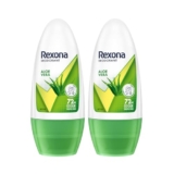 Rexona Aloe Vera Underarm Roll-On Deodorant for Women | 72 Hours Long-Lasting Odour Protection | 0% Alcohol, Safe on Skin | 50ML (Pack of 2)