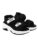 Shoetopia girls Jojo Black Sandal – 4 UK (Girls-Jojo-Black)