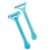 HEY GHAR SOAPS 12 Pcs Soft Care Women’s Disposable Shaving Razor For Hair Removal & Disposable Razor For Body For Women And Men With Nourishing (Multi Color) (BLUE 12PCS)