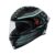 STUDDS Thunder D11 ISI and DOT Certified Full Face Helmet for Men and Women with Clear Visor – Matt Black Blue XL