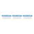SimpArte 360° AirTight Kitchen Storage Container Set for Rice|Dal|Atta|Flour|Cereals|Pulses|Snacks, Stackable|BPA Free|Modular Design|Set of 3 (525 ml), Sky Blue