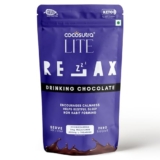 Cocosutra RELAX Sugar-Free Drinking Chocolate with Melatonin & Ashwagandha | Sleep Aid | Non-Habit Forming | Keto Friendly | Ages 14+ | 200g | 10 Servings
