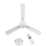 RR Signature Audie Smart High Speed Ceiling Fan for Home & Office, Works with Alexa, App, & Remote with 2 Years Manufacturer Warranty (Mirage White)