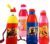 CELLO Puro Steel-X Kids Zee 600 | Water Bottle with Inner Steel and Outer Plastic | Insulated Water Bottle | 540 ml, Assorted, Set of 2