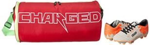 Charged Sports Bag Bueno Red With Gowin Football Shoe Crush Silver Orange Size-6