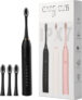 CARE CUB X-3 Sonic White Electric Toothbrush IPX7 Waterproof Replaceable Heads, Gum Care Electric Toothbrush(Black)
