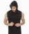 REVIZO Hoodie for Men Sleeveless Cotton Sweatshirt Gym Sports Hoodie for Men – Black (S) (Pack of 1)