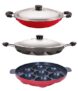 Nirlon Rust Free Non-Stick 3 Piece Kitchen Cooking Utensils Set With Bakelite Handle, 2.6Mm_Ap(7)_Ap(12)_Ac