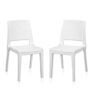 Nilkamal Enamora Polypropylene Set Of 2 Chair White