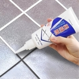 Tile Gap Filler Waterproof Sealant – White Cement Grout Paste Tube for Joints, Cracks & Wall Edges, 180ML Gap Sealer for Bathroom, Kitchen, Tile Lines, Floor & Wall Repairs