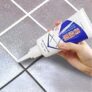 Tile Gap Filler Waterproof Sealant – White Cement Grout Paste Tube for Joints, Cracks & Wall Edges, 180ML Gap Sealer for Bathroom, Kitchen, Tile Lines, Floor & Wall Repairs