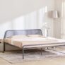 Home Centre Helios Nebula King Bed |Mild Steel King Bed| (Grey) |1 Year Warranty